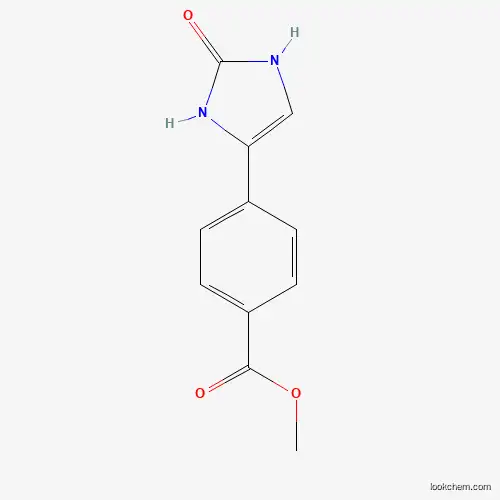 Molecular Structure of 936249-84-2 (Methyl 4-(2-oxo-2,3-dihydro-1H-imidazol-4-yl)benzoate)