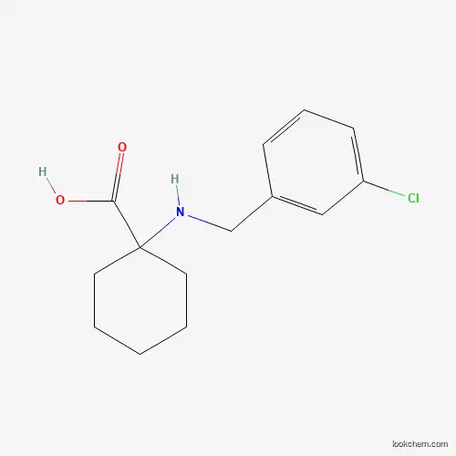 1-{[(3-Chlorophenyl)methyl]amino}cyclohexane-1-carboxylic acid
