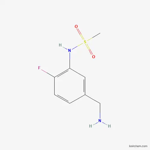 N-(5-(aminomethyl)-2-fluorophenyl)methanesulfonamide