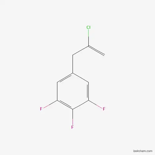 Molecular Structure of 951892-87-8 (2-Chloro-3-(3,4,5-trifluorophenyl)-1-propene)