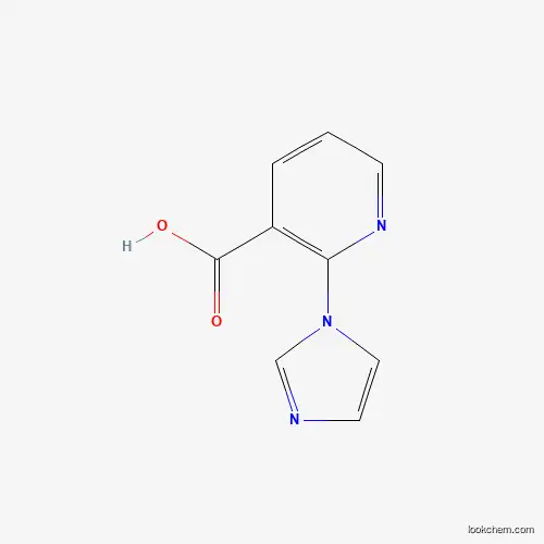 Molecular Structure of 954580-80-4 (2-(1H-imidazol-1-yl)pyridine-3-carboxylic acid)