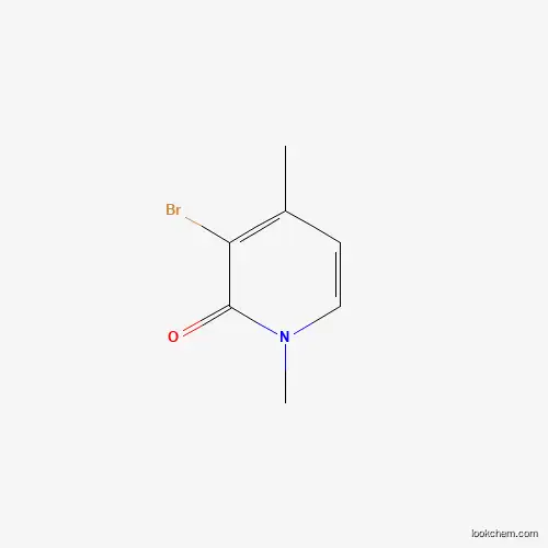 Molecular Structure of 99314-57-5 (3-bromo-1,4-dimethylpyridin-2(1H)-one)