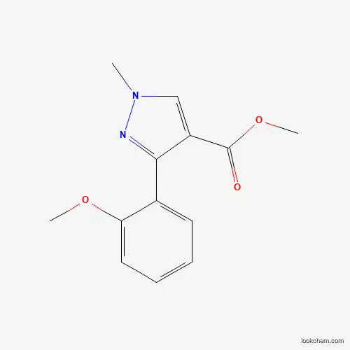 3-(2-METHOXY-PHENYL)-1-METHYL-1H-PYRAZOLE-4-CARBOXYLIC ACID METHYL ESTER