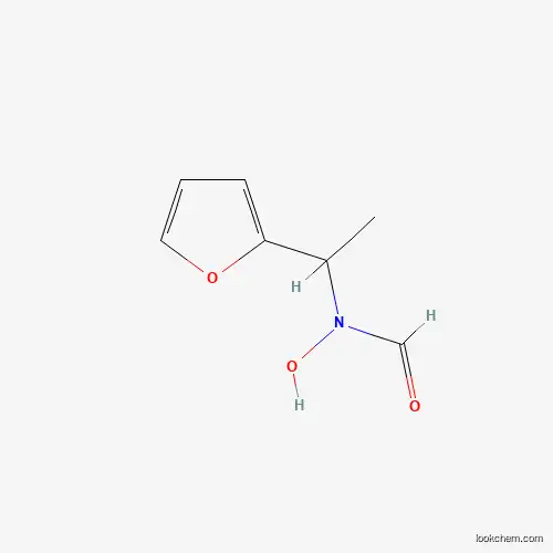 Molecular Structure of 1035818-90-6 (N-[1-(furan-2-yl)ethyl]-N-hydroxyformamide)