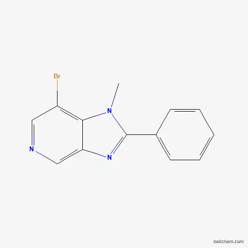 Molecular Structure of 1044772-00-0 (7-Bromo-1-methyl-2-phenyl-1H-imidazo[4,5-c]pyridine)