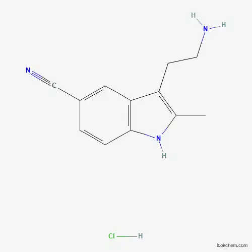 3-(2-Amino-ethyl)-2-methyl-1h-indole-5-carbonitrile, HCl