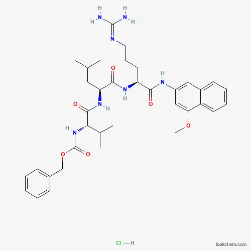 N-[(Phenylmethoxy)carbonyl]-L-valyl-L-leucyl-N-(4-methoxy-2-naphthalenyl)-L-argininamide