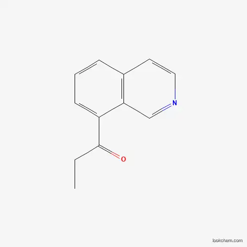 Molecular Structure of 1053656-07-7 (1-(Isoquinolin-8-YL)propan-1-one)