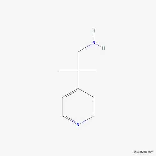 Molecular Structure of 1060815-29-3 (2-Methyl-2-(pyridin-4-yl)propan-1-amine)