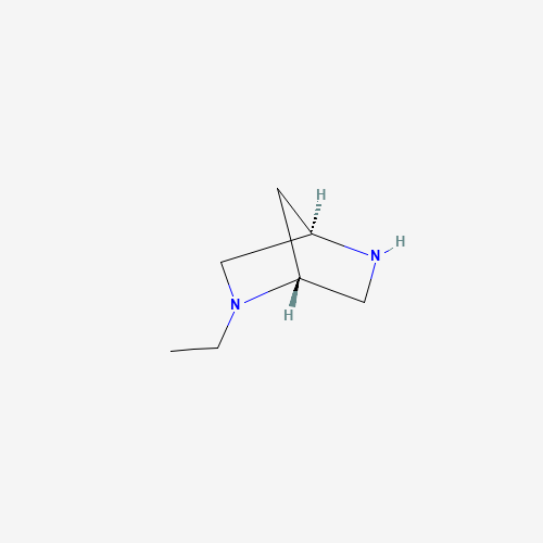 Molecular Structure of 1073556-32-7 ((1R,4R)-2-Ethyl-2,5-diaza-bicyclo[2.2.1]heptane)