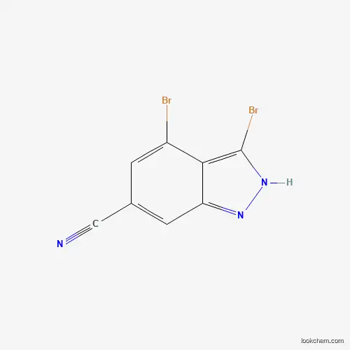 3,4-Dibromo-6-cyano (1H)indazole