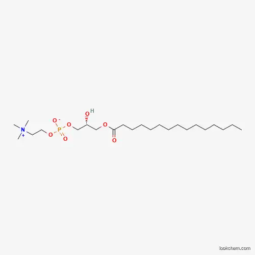 Molecular Structure of 108273-89-8 (1-Pentadecanoyl-sn-glycero-3-phosphocholine)