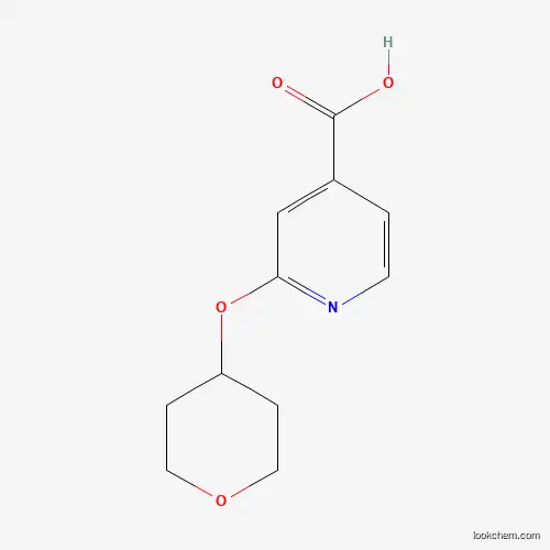 Molecular Structure of 1086379-86-3 (2-(Tetrahydro-2H-pyran-4-yloxy)isonicotinic acid)