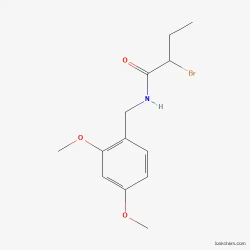 Molecular Structure of 1119453-09-6 (2-bromo-N-(2,4-dimethoxybenzyl)butanamide)