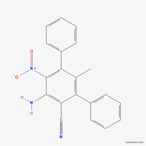 Molecular Structure of 1119523-13-5 (2-Amino-3-nitro-4,6-diphenyl-5-methylbenzonitrile)