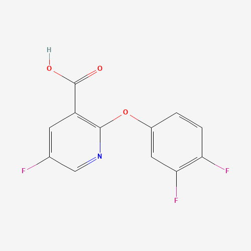 2-(3,4-difluorophenoxy)-5-fluoronicotinic acid cas no. 1157093-09-8 98%