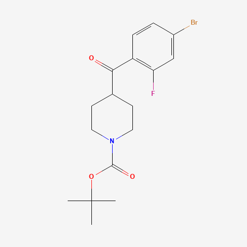 tert-butyl 4-(4-bromo-2-fluorobenzoyl)piperidine-1-carboxylate