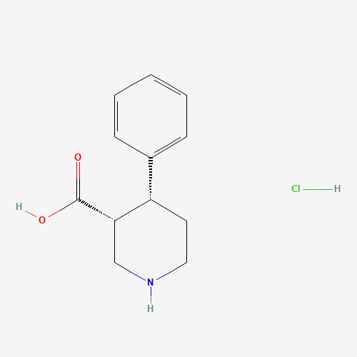 rel-(3R,4R)-4-phenylpiperidine-3-carboxylic acid hydrochloride