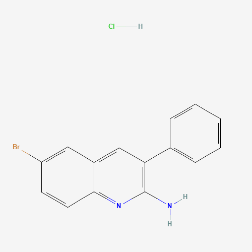 2-Amino-6-bromo-3-phenylquinoline hydrochloride