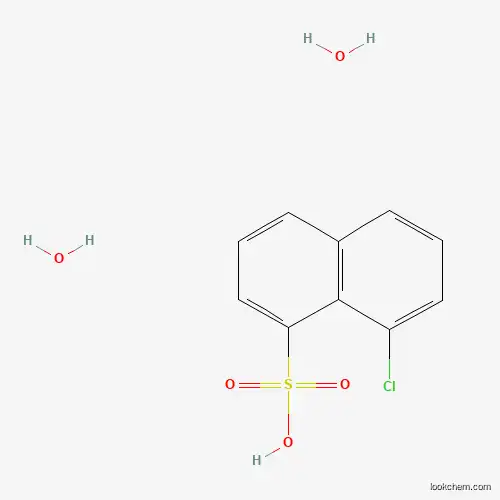 Molecular Structure of 1171630-97-9 (8-Chloronaphthalene-1-sulfonic acid dihydrate)