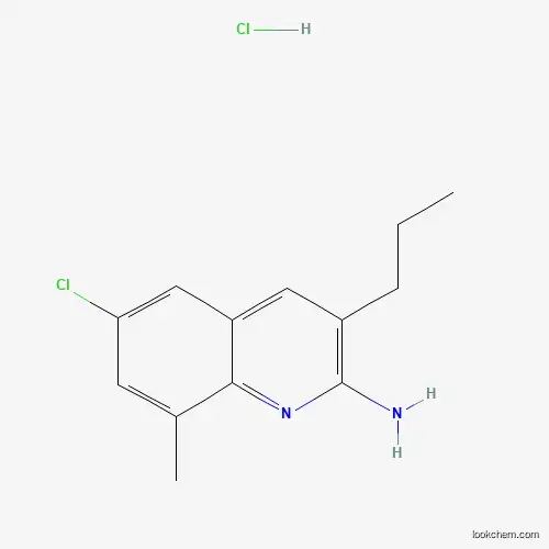 2- 아미노 -6- 클로로 -8- 메틸 -3- 프로필 퀴놀린 염산염