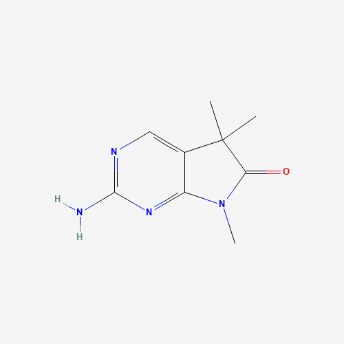 2-amino-5,5,7-trimethyl-5H-pyrrolo[2,3-d]pyrimidin-6(7H)-one