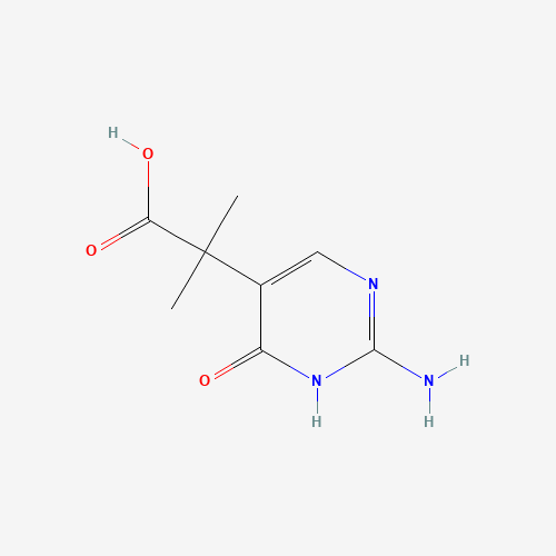 2-(2-amino-4-hydroxypyrimidin-5-yl)-2-methylpropanoic acid