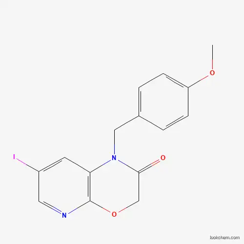 7-Iodo-1-(4-methoxybenzyl)-1H-pyrido-[2,3-b][1,4]oxazin-2(3H)-one