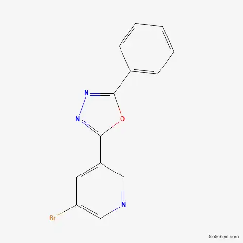 Best price/ 2-(5-Bromopyridin-3-yl)-5-phenyl-1,3,4-oxadiazole  CAS NO.1187385-63-2