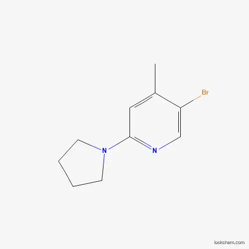 5-Bromo-4-methyl-2-(1-pyrrolidinyl)pyridine