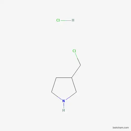 Molecular Structure of 1187927-23-6 (3-Chloromethyl-pyrrolidine hydrochloride)