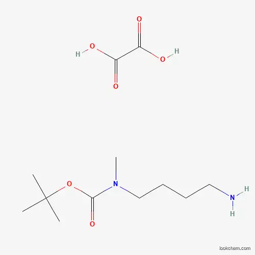 Molecular Structure of 1187931-38-9 ((4-Amino-butyl)-methyl-carbamic acid tert-butyl ester oxalate)