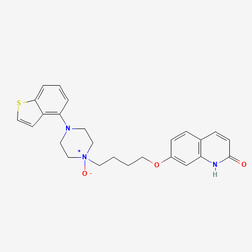 4-(benzo[b]thiophen-4-yl)-1-(4-((2-oxo-1,2-dihydroquinolin-7-yl)oxy)butyl)piperazine 1-oxide
