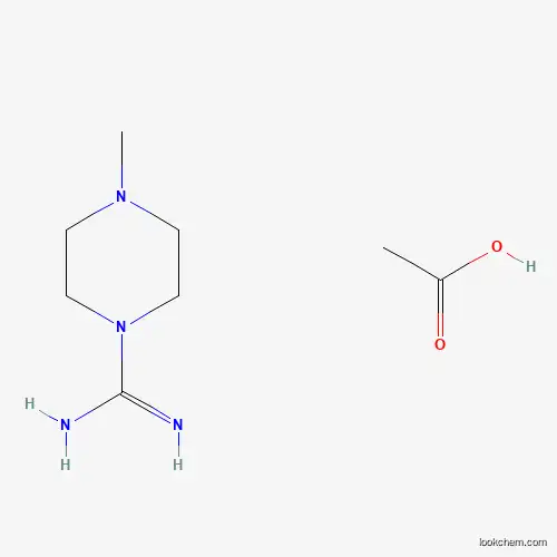 Molecular Structure of 1208081-65-5 (Acetic acid; 4-methylpiperazine-1-carboxamidine)