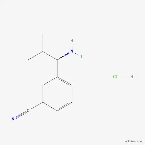 (S)-3-(1-Amino-2-methylpropyl)benzonitrile hydrochloride