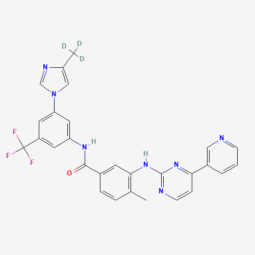 Molecular Structure of 1215678-43-5 (Nilotinib-d3)