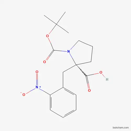 (S)-1-(tert-Butoxycarbonyl)-2-(2-nitrobenzyl)pyrrolidine-2-carboxylic acid