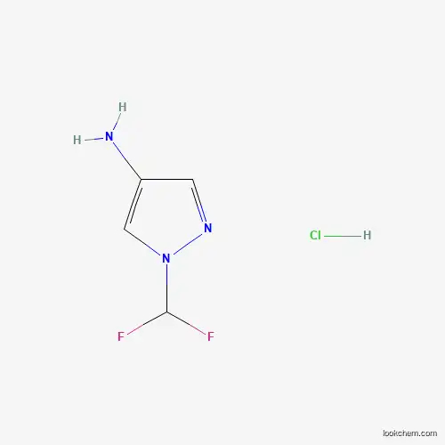 1-(difluoromethyl)-1h-pyrazol-4-amine  hydrochloride