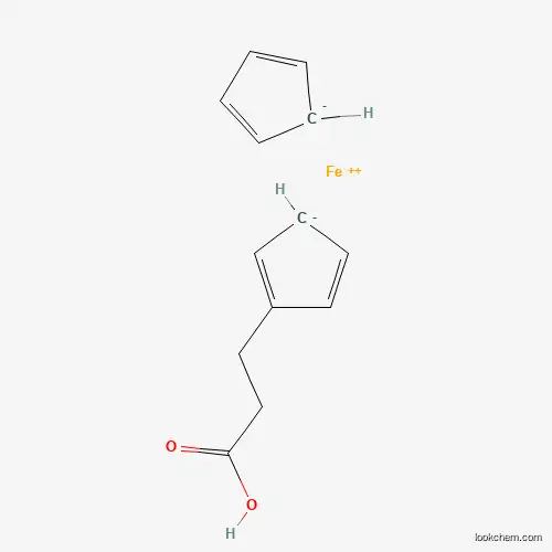Molecular Structure of 12261-46-0 (3-Ferrocenylpropionic acid)