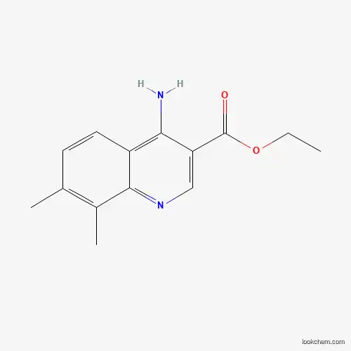 Ethyl 4-amino-7,8-dimethylquinoline-3-carboxylate