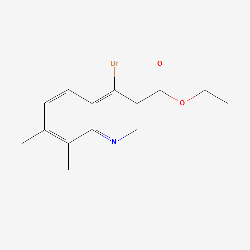 4-Bromo-7,8-dimethylquinoline-3-carboxylic acid ethyl ester