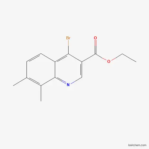 4-Bromo-7,8-dimethylquinoline-3-carboxylic acid ethyl ester