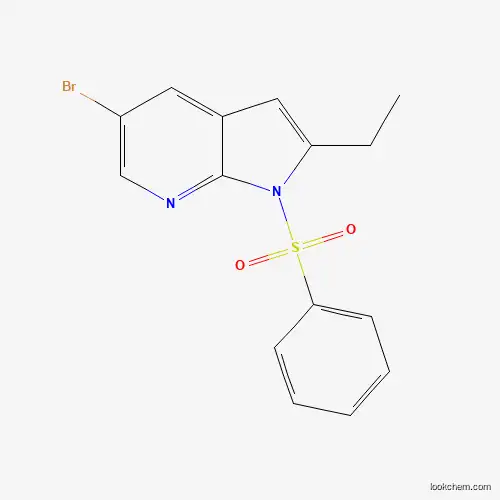 Best price/ 5-Bromo-2-ethyl-1-(phenylsulfonyl)-1h-pyrrolo[2,3-b]pyridine  CAS NO.1246088-50-5