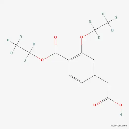 3-Ethoxy-4-(ethoxycarbonyl)phenyl Acetic Acid-[d10]