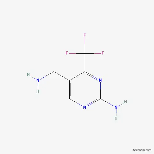 Molecular Structure of 1260783-73-0 (5-(Aminomethyl)-4-(trifluoromethyl)pyrimidin-2-amine)