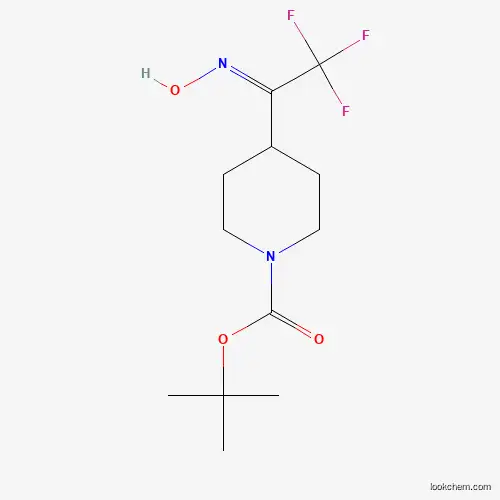 Tert-butyl 4-(2,2,2-trifluoro-1-(hydroxyimino)ethyl)piperidine-1-carboxylate