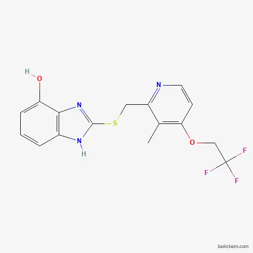 Molecular Structure of 131926-95-9 (4-Hydroxy Lansoprazole Sulfide)