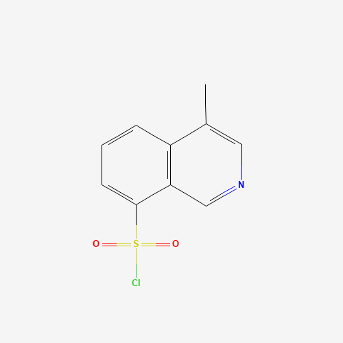 Molecular Structure of 1337881-76-1 (4-Methylisoquinoline-8-sulfonyl chloride)