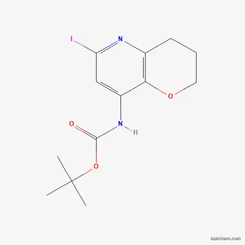 tert-Butyl (6-iodo-3,4-dihydro-2h-pyrano[3,2-b]pyridin-8-yl)carbamate