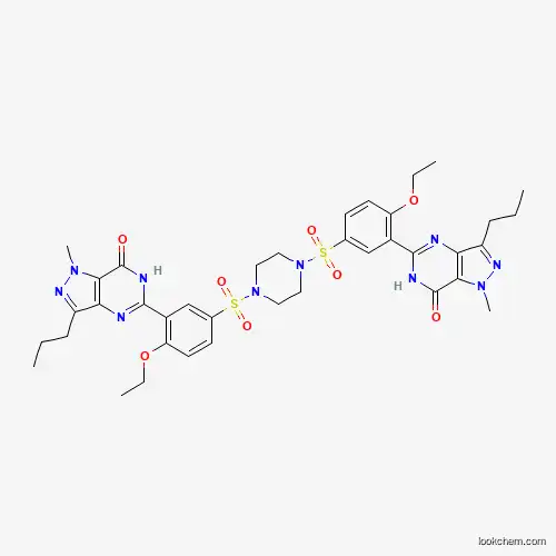 Molecular Structure of 1346602-67-2 (Sildenafil dimer)